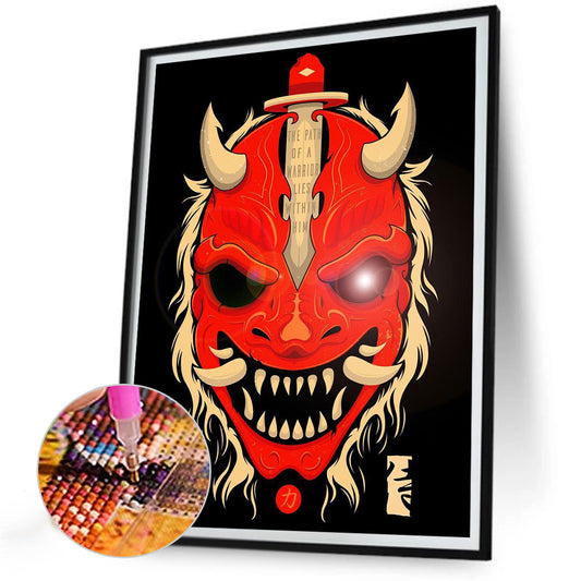 Diamond Painting - Full Round - ghost face (30*40CM)