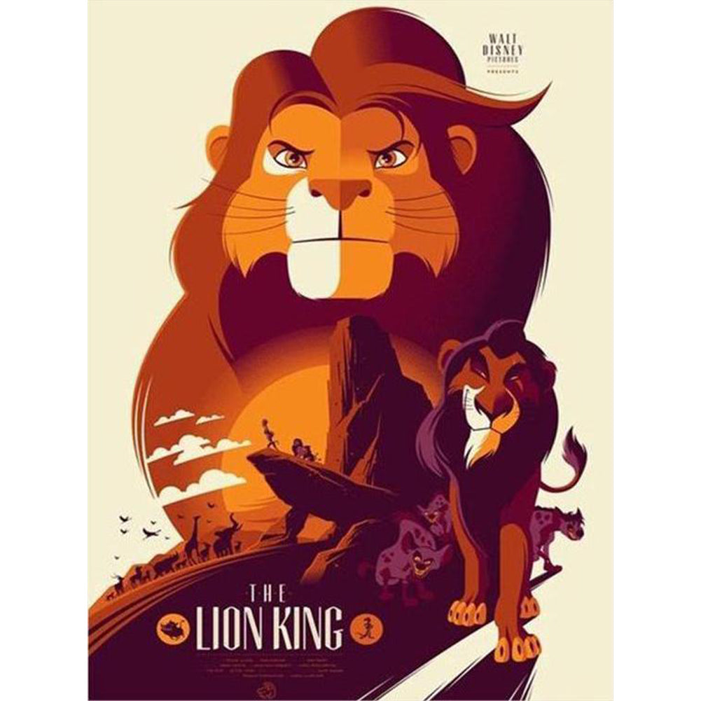 Diamond Painting - Full Round - lion king (30*40CM)