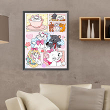 Load image into Gallery viewer, Diamond Painting - Full Round - mary cat (30*40CM)
