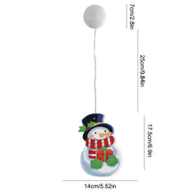 Load image into Gallery viewer, Special Shape Diamond Art Hanging Lamp Diamond Art Handmade Craft (Xmas Snowman)
