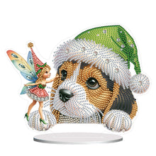 Load image into Gallery viewer, Diamond Painting Desktop Decoration for Home Office Desktop Decor(Dog and Pixie)
