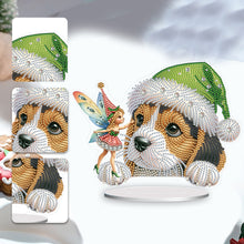Load image into Gallery viewer, Diamond Painting Desktop Decoration for Home Office Desktop Decor(Dog and Pixie)
