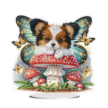 Load image into Gallery viewer, Diamond Painting Desktop Decor for Home Office Desktop Decor (Butterfly Teddy)
