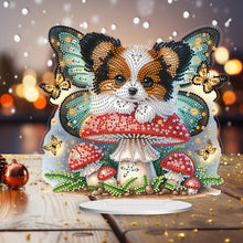 Load image into Gallery viewer, Diamond Painting Desktop Decor for Home Office Desktop Decor (Butterfly Teddy)
