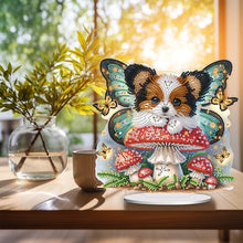 Load image into Gallery viewer, Diamond Painting Desktop Decor for Home Office Desktop Decor (Butterfly Teddy)
