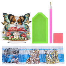 Load image into Gallery viewer, Diamond Painting Desktop Decor for Home Office Desktop Decor (Butterfly Teddy)
