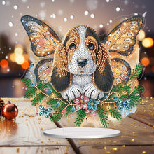 Load image into Gallery viewer, Diamond Painting Desktop Decoration for Home Office Desktop Decor (Basset Hound)
