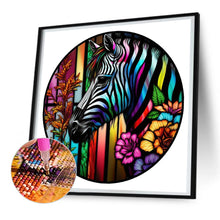 Load image into Gallery viewer, Diamond Painting - Full Round - Colorful zebra (30*30CM)
