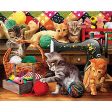 Load image into Gallery viewer, Diamond Painting - Full Square - cat (50*40CM)
