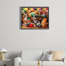 Load image into Gallery viewer, Diamond Painting - Full Square - cat (50*40CM)
