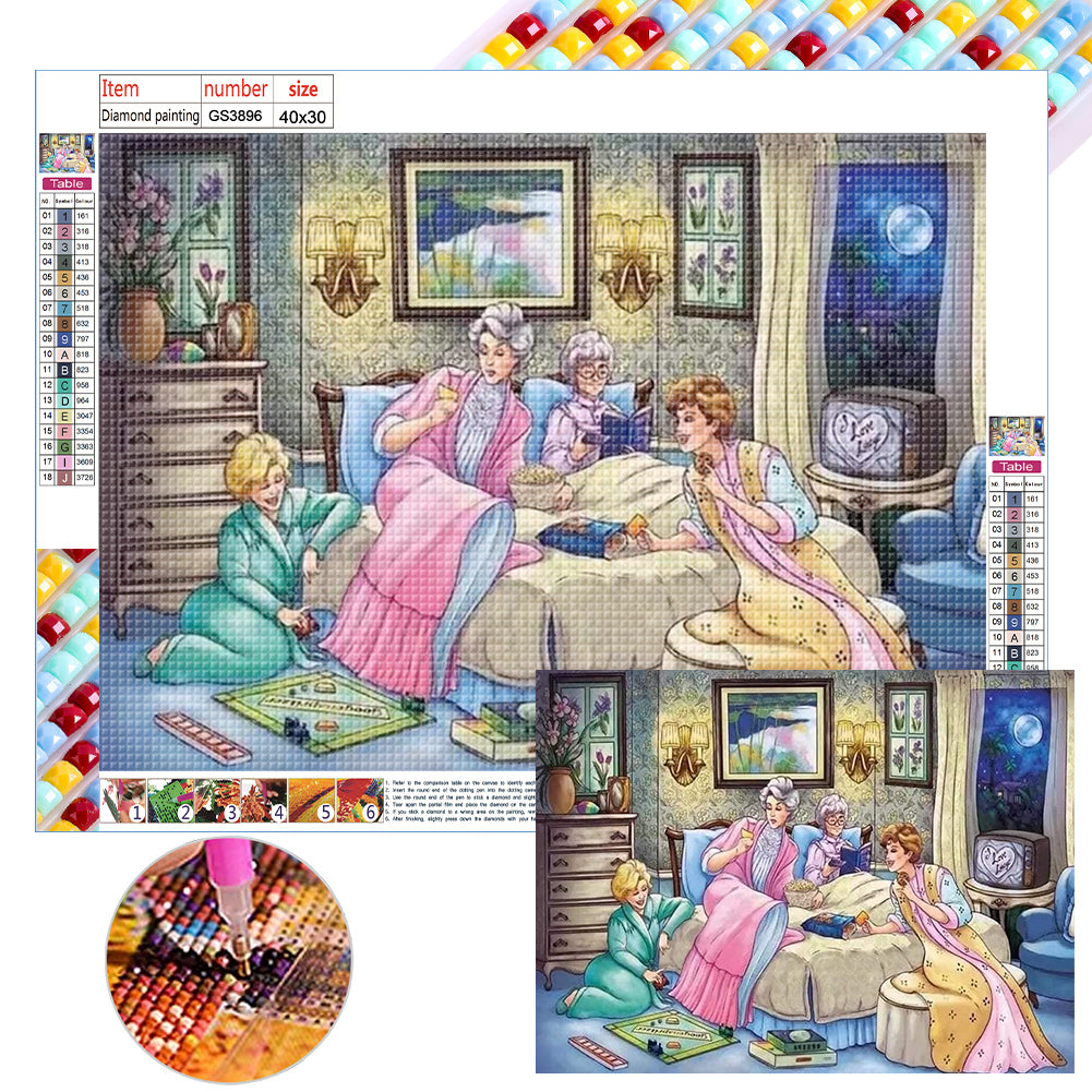 Diamond Painting - Full Square - Evening party (40*30CM)