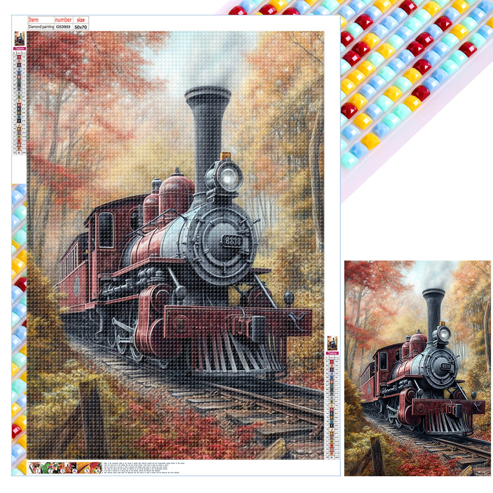 Diamond Painting - Full Square - train (50*70CM)