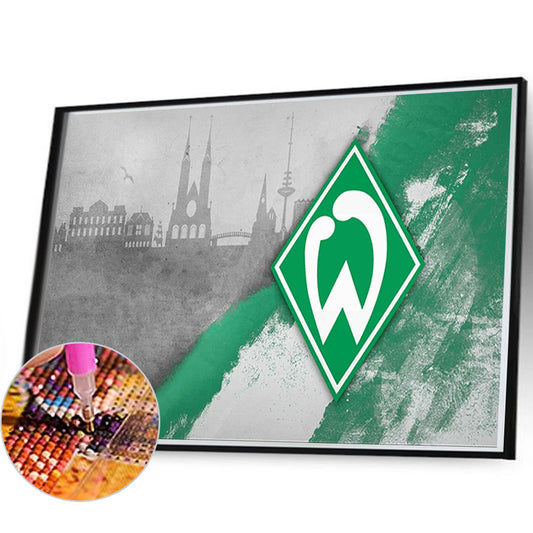 Diamond Painting - Full Round - Werder Bremen Sports Club (60*40CM)