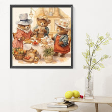 Load image into Gallery viewer, Diamond Painting - Full Round - Warm animal family (30*30CM)
