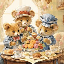 Load image into Gallery viewer, Diamond Painting - Full Round - Warm animal family (30*30CM)
