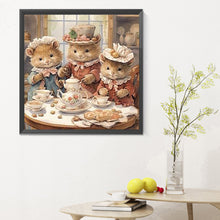 Load image into Gallery viewer, Diamond Painting - Full Round - Warm animal family (30*30CM)
