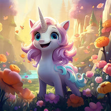 Load image into Gallery viewer, Diamond Painting - Full Round - unicorn (50*50CM)
