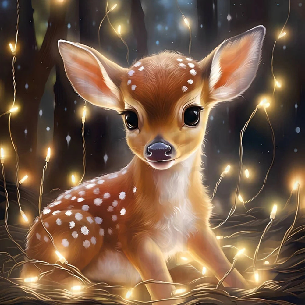 Diamond Painting - Full Round - Light deer (50*50CM)