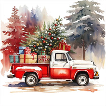 Load image into Gallery viewer, Diamond Painting - Full Round - red truck (50*50CM)
