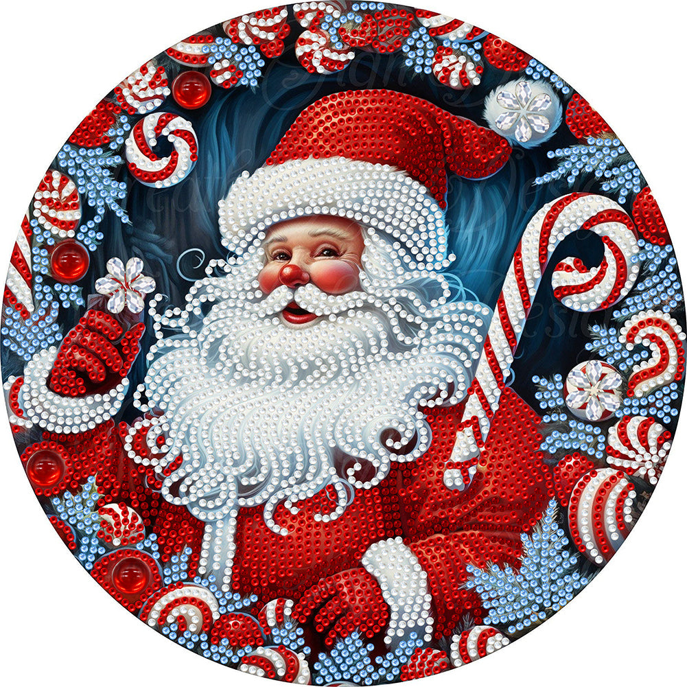 Diamond Painting - Partial Special Shaped - Santa Claus (30*30CM)
