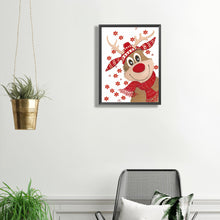 Load image into Gallery viewer, Diamond Painting - Partial Special Shaped - Christmas deer (30*40CM)
