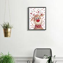 Load image into Gallery viewer, Diamond Painting - Partial Special Shaped - Christmas deer (30*40CM)
