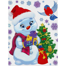 Load image into Gallery viewer, Diamond Painting - Partial Special Shaped - snowman (30*40CM)
