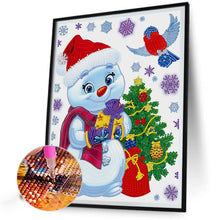 Load image into Gallery viewer, Diamond Painting - Partial Special Shaped - snowman (30*40CM)
