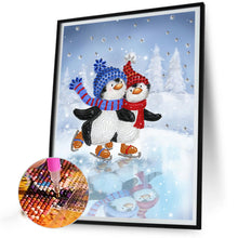 Load image into Gallery viewer, Diamond Painting - Partial Special Shaped - penguin (30*40CM)
