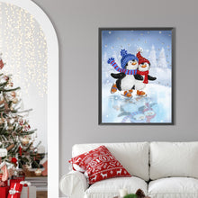 Load image into Gallery viewer, Diamond Painting - Partial Special Shaped - penguin (30*40CM)
