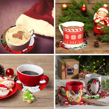 Load image into Gallery viewer, 8 PCS Wooden Diamond Painting Coasters Kits with Holder for Adults Kids (Santa)
