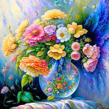 Load image into Gallery viewer, Diamond Painting - Full Round - beautiful flowers (30*30CM)
