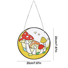 Load image into Gallery viewer, Acrylic Mushroom Single-Sided DIY Diamond Painting Hanging Pendant 20x20cm (#1)
