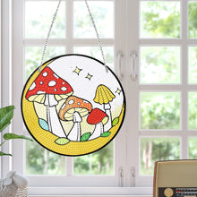 Load image into Gallery viewer, Acrylic Mushroom Single-Sided DIY Diamond Painting Hanging Pendant 20x20cm (#1)
