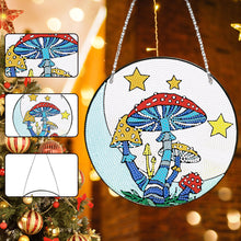 Load image into Gallery viewer, Acrylic Mushroom Single-Sided DIY Diamond Painting Hanging Pendant 20x20cm (#2)
