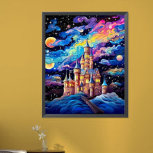 Load image into Gallery viewer, AB Diamond Painting - Full Round - Castle under the stars (40*50CM)
