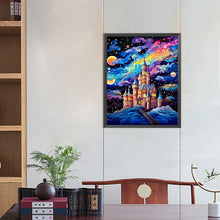 Load image into Gallery viewer, AB Diamond Painting - Full Round - Castle under the stars (40*50CM)
