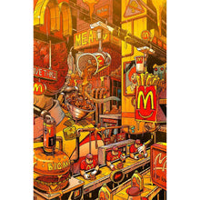 Load image into Gallery viewer, AB Diamond Painting - Full Round - Fast food assembly line (40*60CM)
