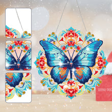 Load image into Gallery viewer, Acrylic Gorgeous Butterfly Single-Sided Diamond Painting Hanging Pendant (#3)
