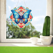 Load image into Gallery viewer, Acrylic Gorgeous Butterfly Single-Sided Diamond Painting Hanging Pendant (#3)
