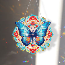 Load image into Gallery viewer, Acrylic Gorgeous Butterfly Single-Sided Diamond Painting Hanging Pendant (#3)
