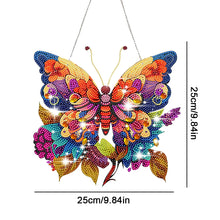 Load image into Gallery viewer, Acrylic Gorgeous Butterfly Single-Sided Diamond Painting Hanging Pendant (#4)
