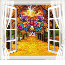 Load image into Gallery viewer, Acrylic Gorgeous Butterfly Single-Sided Diamond Painting Hanging Pendant (#4)
