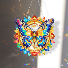 Load image into Gallery viewer, Acrylic Gorgeous Butterfly Single-Sided Diamond Painting Hanging Pendant (#5)
