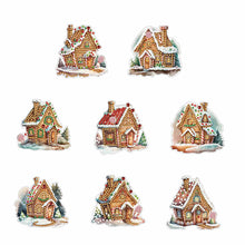 Load image into Gallery viewer, 8 PCS Acrylic Christmas Tree Single-Sided DIY Diamond Painting Hanging Pendant
