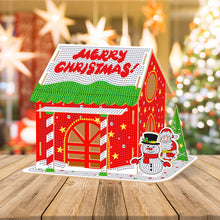 Load image into Gallery viewer, Wooden Diamond Painting Desktop Decor for Office Desktop Decor (Christmas House)
