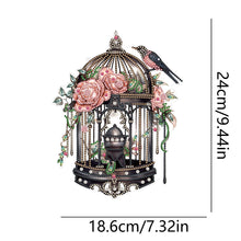 Load image into Gallery viewer, Acrylic Flower Birdcage Single-Sided DIY Diamond Painting Hanging Pendant (#1)
