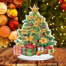 Load image into Gallery viewer, Diamond Painting Desktop Ornaments Kit for Office Desktop Decor (Xmas Tree #1)
