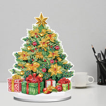 Load image into Gallery viewer, Diamond Painting Desktop Ornaments Kit for Office Desktop Decor (Xmas Tree #1)
