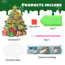 Load image into Gallery viewer, Diamond Painting Desktop Ornaments Kit for Office Desktop Decor (Xmas Tree #1)
